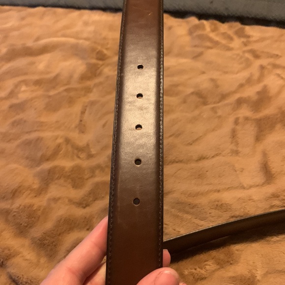 Men's reversible leather belt - Picture 5 of 5